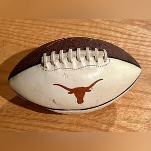 Nike Brown and White Football with Longhorn Logo